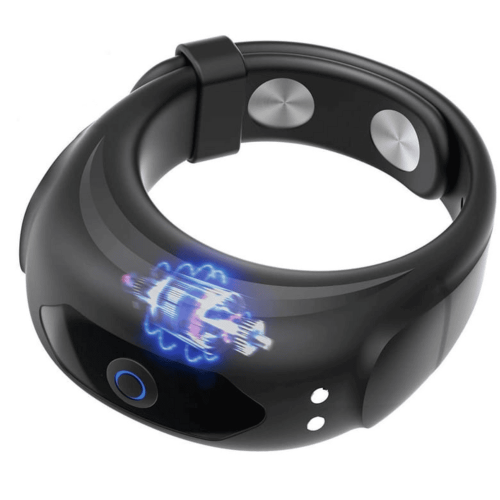 Wibrujący Pierścień Erekcyjny Adjustable Vibrating Cockring Watch Dick 10 vibrations