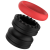 Ballstretcher Doblo 30 mm - Height 4 cm Black-Red