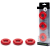 Sport Fucker Chubby Rubber Cockring 3-Pack - Red