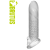 Nakładka na penisa BRUTUS Almighty - Cock Sheath 18 cm. (7.00 inch) - Clear