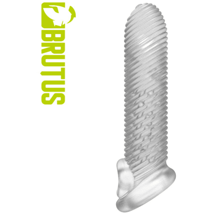 Nakładka na penisa BRUTUS Almighty - Cock Sheath 18 cm. (7.00 inch) - Clear