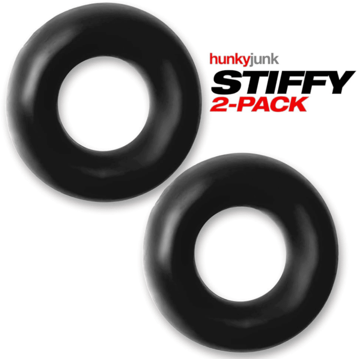 Hünkyjunk - C-Ring 2-pack Stiffy - black