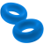Hünkyjunk Stiffy Cockring 2-Pack - Teal Ice