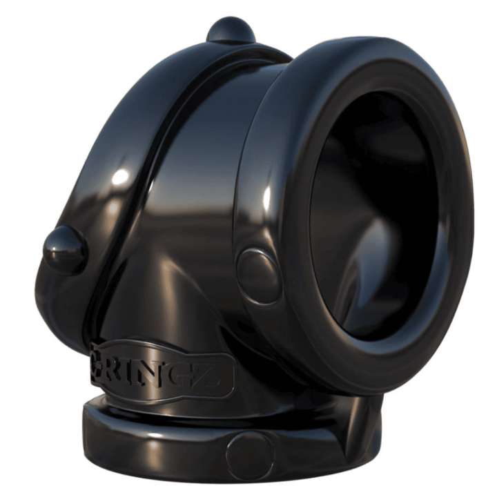 Pierścień na penisa i jądra Fantasy C-Ringz Rock Hard Cock Pipe - Black