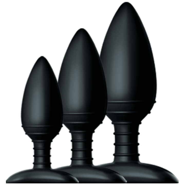 Zestaw korków analnych Nexus BUTT PLUG TRIO Silicone S-L