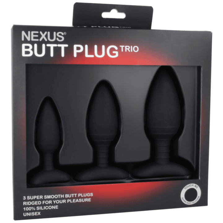 Zestaw korków analnych Nexus BUTT PLUG TRIO Silicone S-L  .png
