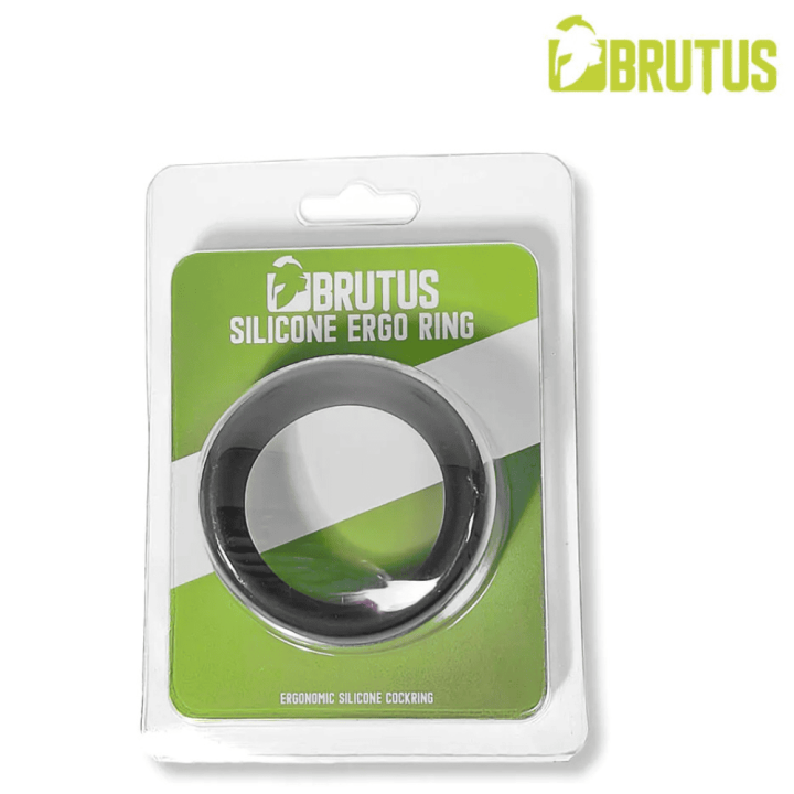 BRUTUS Black Silicone Ergo Ring