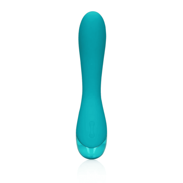 Wibrator punktu G Smooth Silicone G-Spot Vibrator - Teal Blue
