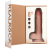 Vibrating and Rotating Straight Cock with Balls - 8 / 20,5 cm - Flesh