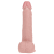 Vibrating and Rotating Straight Cock with Balls - 8 / 20,5 cm - Flesh