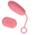 Ultra Soft Silicone Egg Vibrator with Remote Control - Pink Arabesque