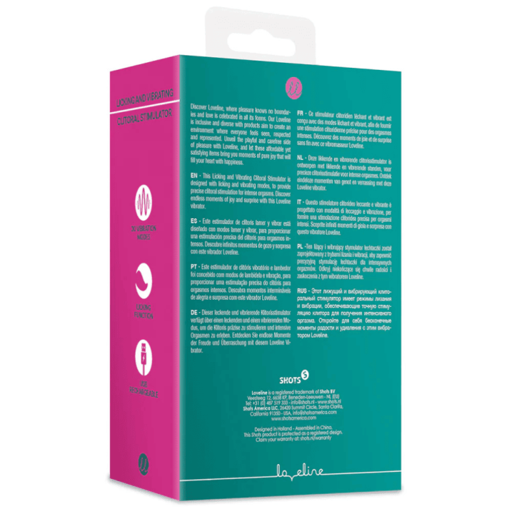 Licking and Vibrating Clitoral Stimulator - Ancient Sea