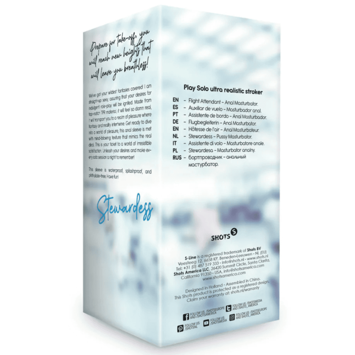 Flight Attendant - Anal Masturbator - Flesh