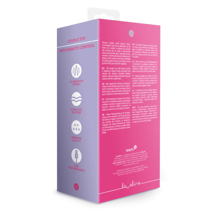 Couple Toy with Remote Control - Wild Strawberry