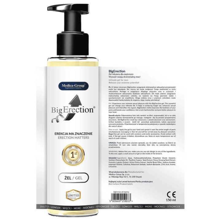 Medica- Group Big Erection medyczny żel erekcyjny 150 ml