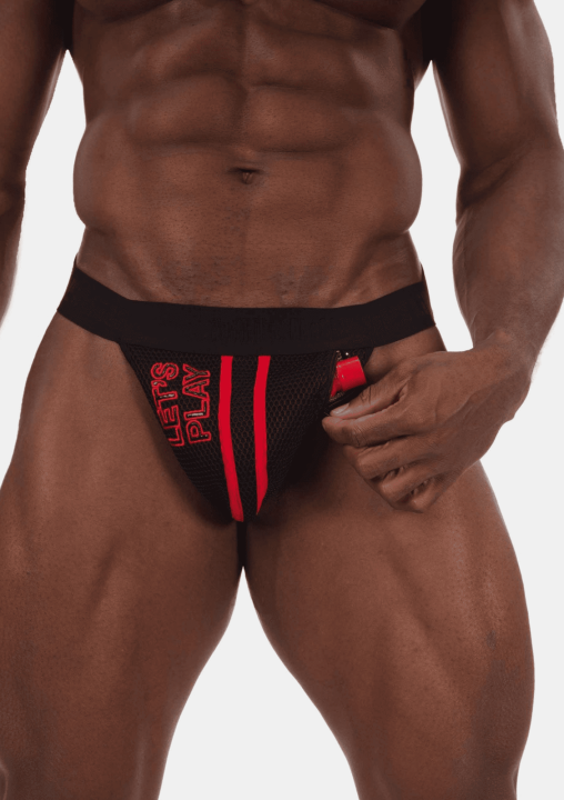 Barcode Berlin Jockstrap Let'S Play Red