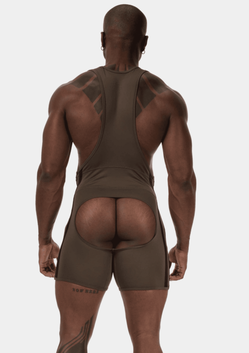 Barcode Berlin Backless Singlet Dastin Darkarmy-Black