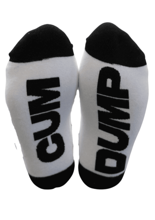 Mister B Cum Dump White Socks