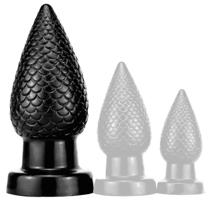 PineCock Plug L 14 x 6.5cm Black