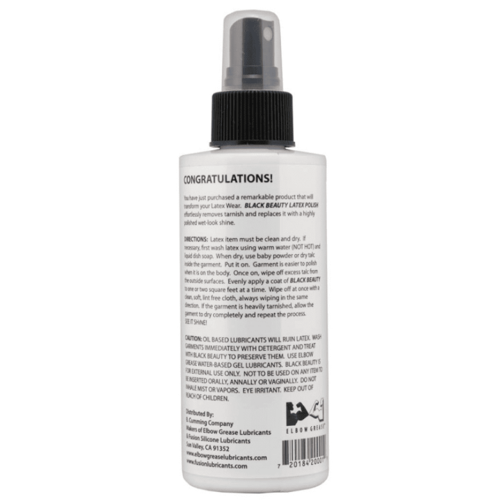 Spray do lateksu Black Beauty Latex Polish 8oz/240ml