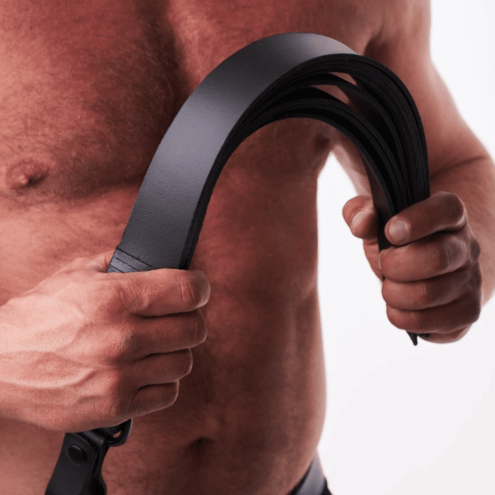 Leather Slapper Black
