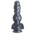 Cyborg Cock - Thrusting and Vibrating Silicone Dildo - Silver