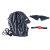 SM hood with gag and Subfull mask Black