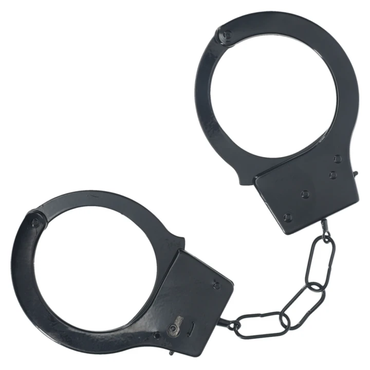 Metalowe kajdanki Classic Metal Handcuffs - Black.png
