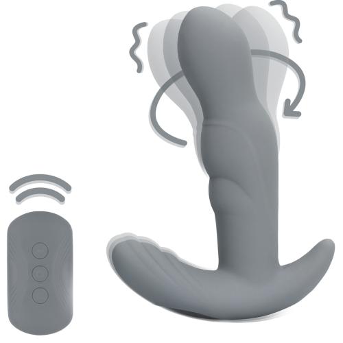 Rotating Prostate Stimulator with Remote Control - Gotham Grey.png