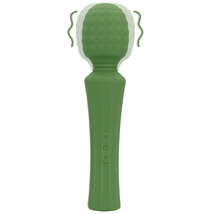 Powerful Wand Vibrator Massager with Still Handle - Green Mumba.png