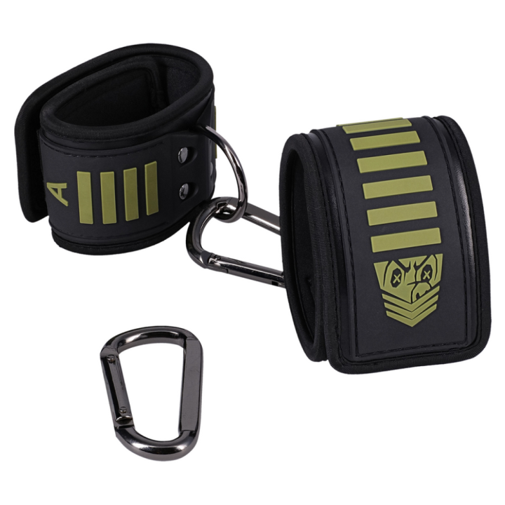 Fort Troff kajdanki na nogi Tactical Ankle Cuffs - Black:Green.png