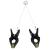 Fort Troff klamerki na sutki Hardwire Hangers - Black/Green