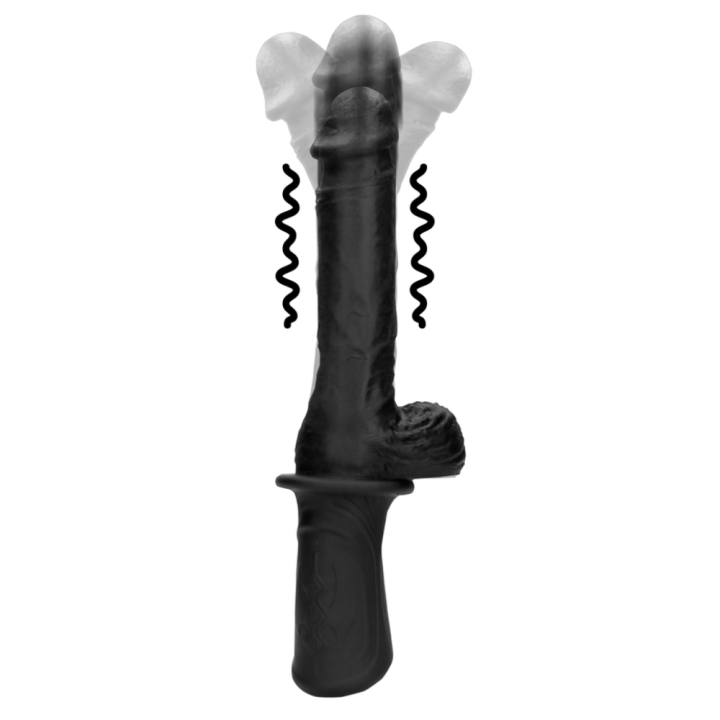 Hand Held Liquid Silicone Vibrating and Thrusting Sex Machine - Black.png