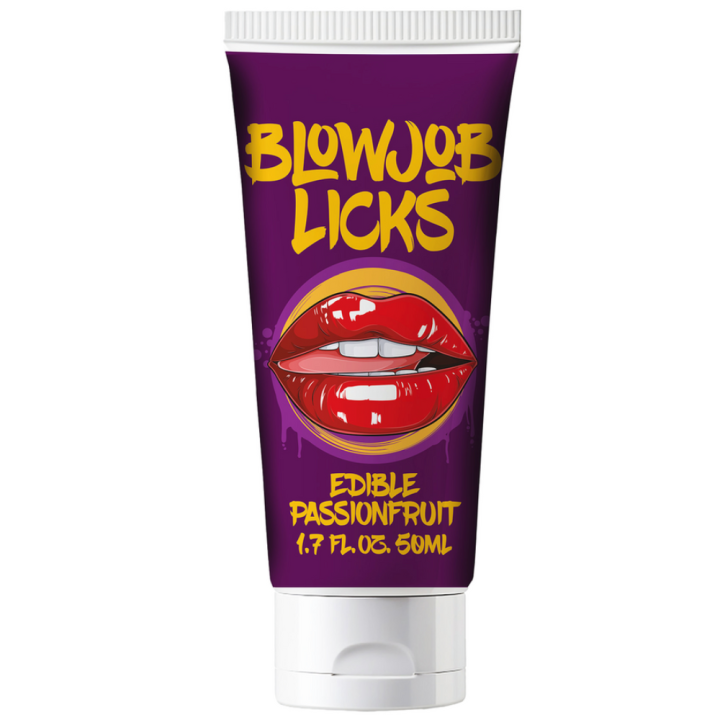 Lubrykant do sexu oralnego Blow Job Licks - Passionfruit - 1.7 fl oz / 50 ml