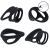 Silicone Cock and Ball Ring Set of 4 - Black.png