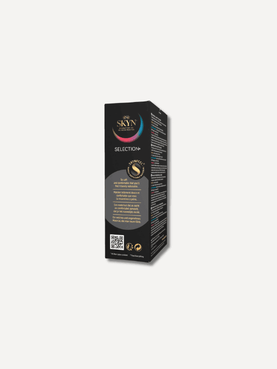 Skyn prezerwatywy bez lateksu Selection+ Latex-Free Condoms Pack 53mm x10