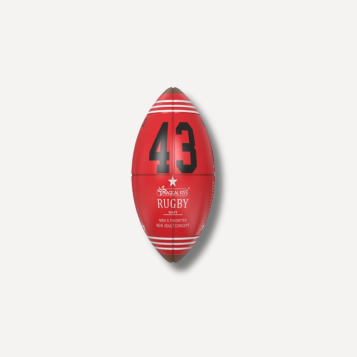 Masturbator Rugby Ball Wavy Egg 9 x 5 cm