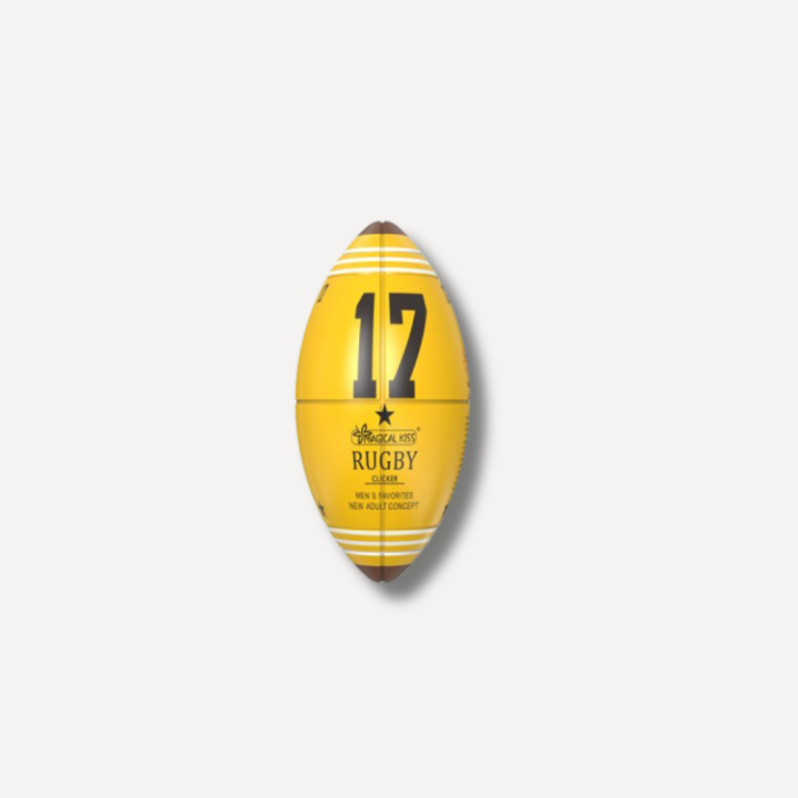 Masturbator Rugby Ball Clicker Egg 9 x 5 cm