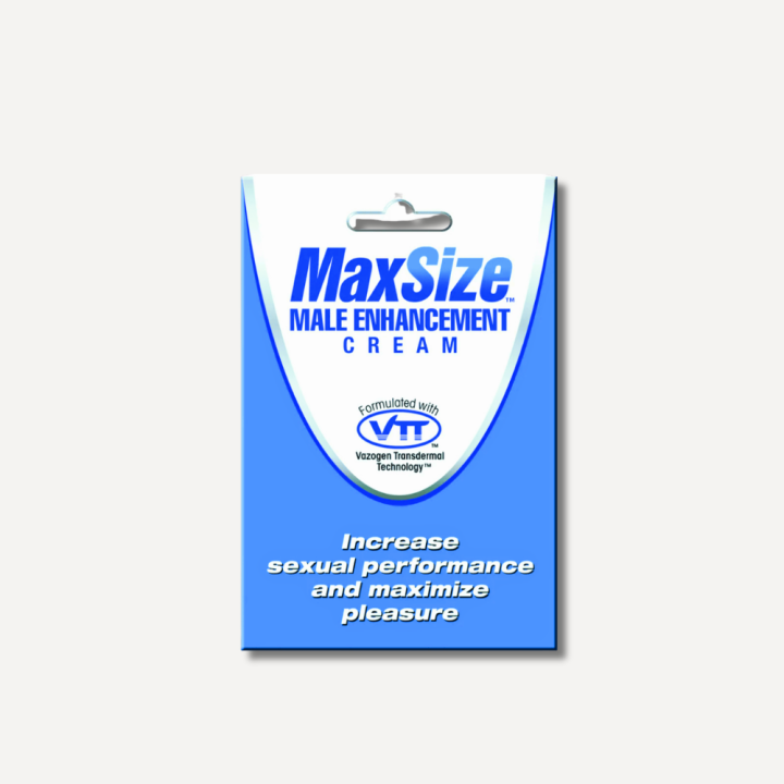 Swiss Navy Krem wzmacniający erekcję MAX Size - Male Enhancement Cream - 0.18 fl oz / 5 ml - Sachet