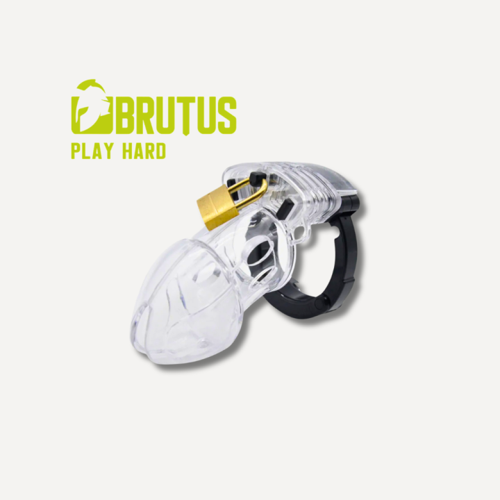 Klatka na Penisa BRUTUS ALPHA - Chastity Cage Clear
