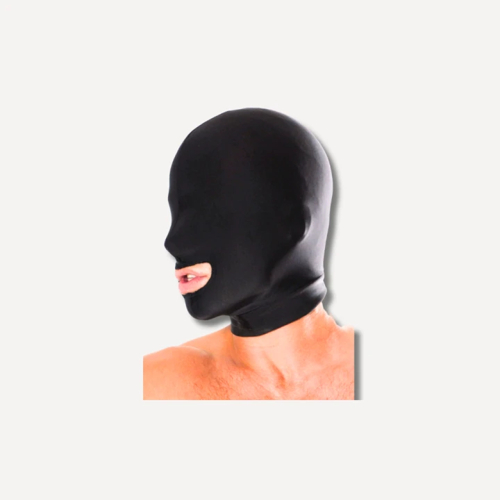Kominiarka Fetish Fantasy Series Spandex Open Mouth Hood