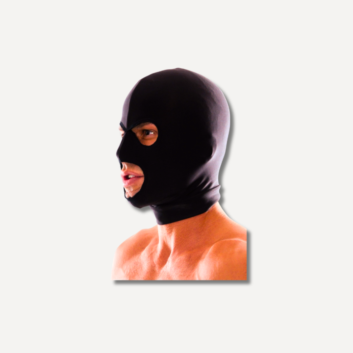Kominiarka Black hood with 3 openings
