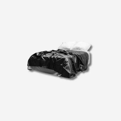 Winylowe Prześcieradło Vinyl Sheet - Black 200 x 230