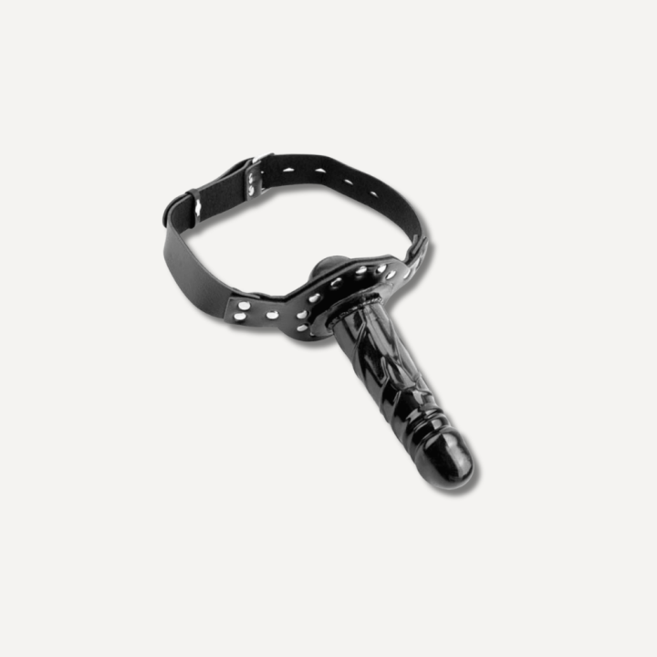 Knebel z dildo Deluxe Ball Gag with Dong