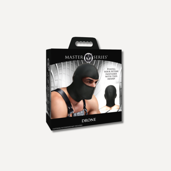Drone - Hood with Open Eyes - Black