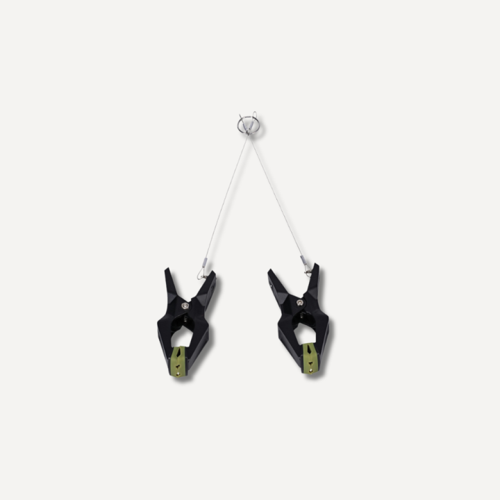 Fort Troff klamerki na sutki Hardwire Hangers - Black/Green