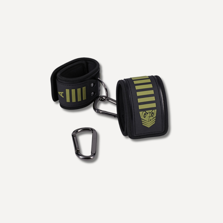 Fort Troff kajdanki na nogi Tactical Ankle Cuffs - Black/Green