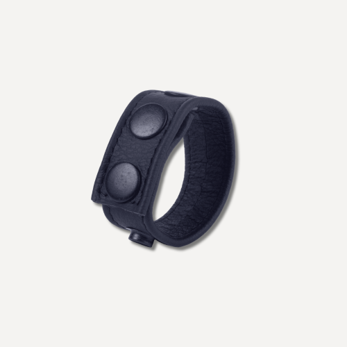 Cocky Leather Cockring Black