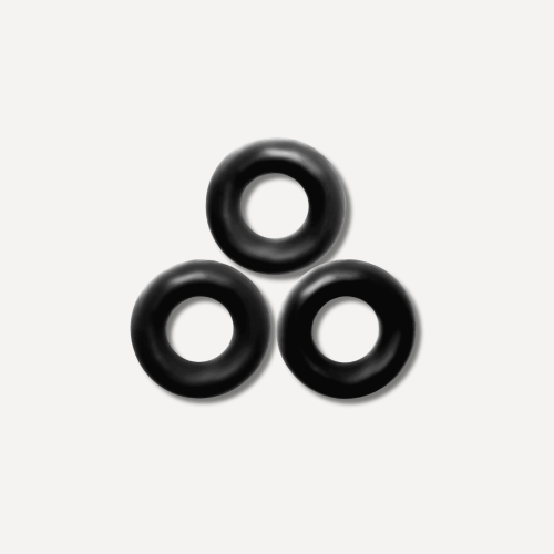 Oxballs Set of 3 Fat Willy Black Cockrings