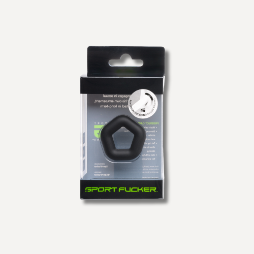 Sport Fucker Pentagon Ring Black